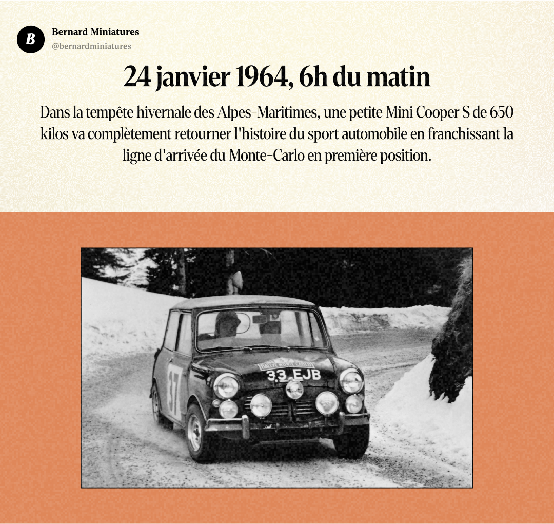 Mini Cooper S : David contre Goliath au Monte-Carlo - Slide 1