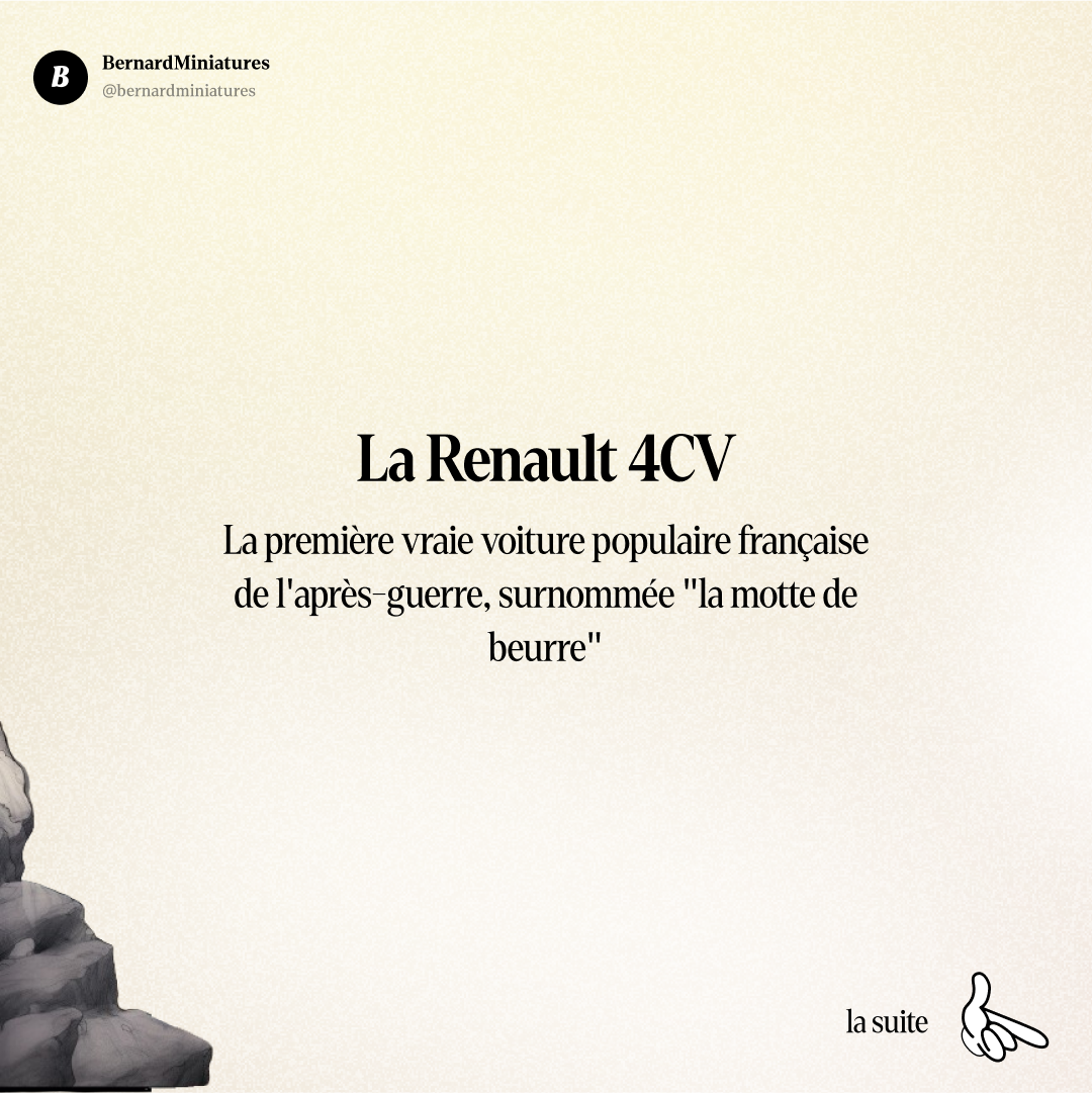 Renault 4CV : La motte de beurre qui a fait chier Ferdinand Porsche - Slide 1