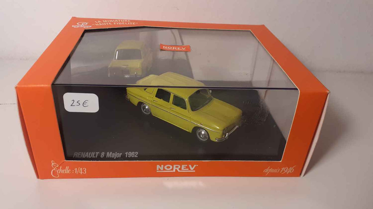 Renault 8 Major gialla del 1962 (Norev)