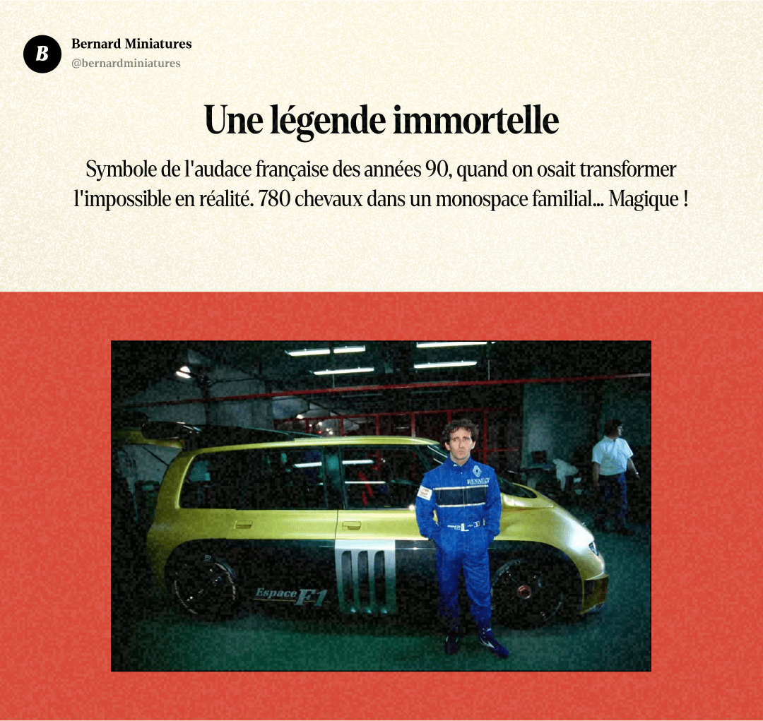 Renault ESPACE F1 : 780 chevaux dans un monospace - Slide 14