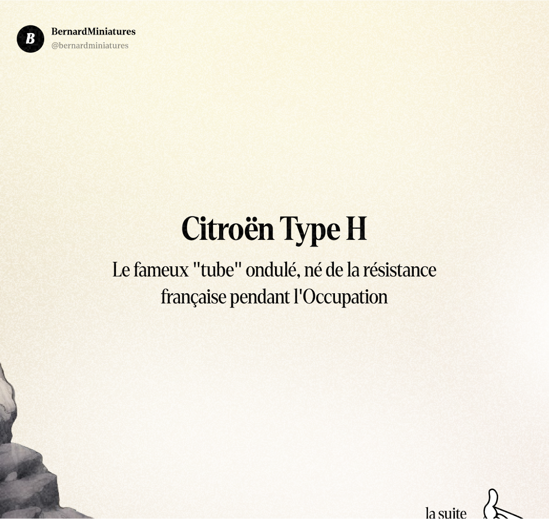 Citroën Type H : L'acte de résistance qui a révolutionné la France - Slide 1