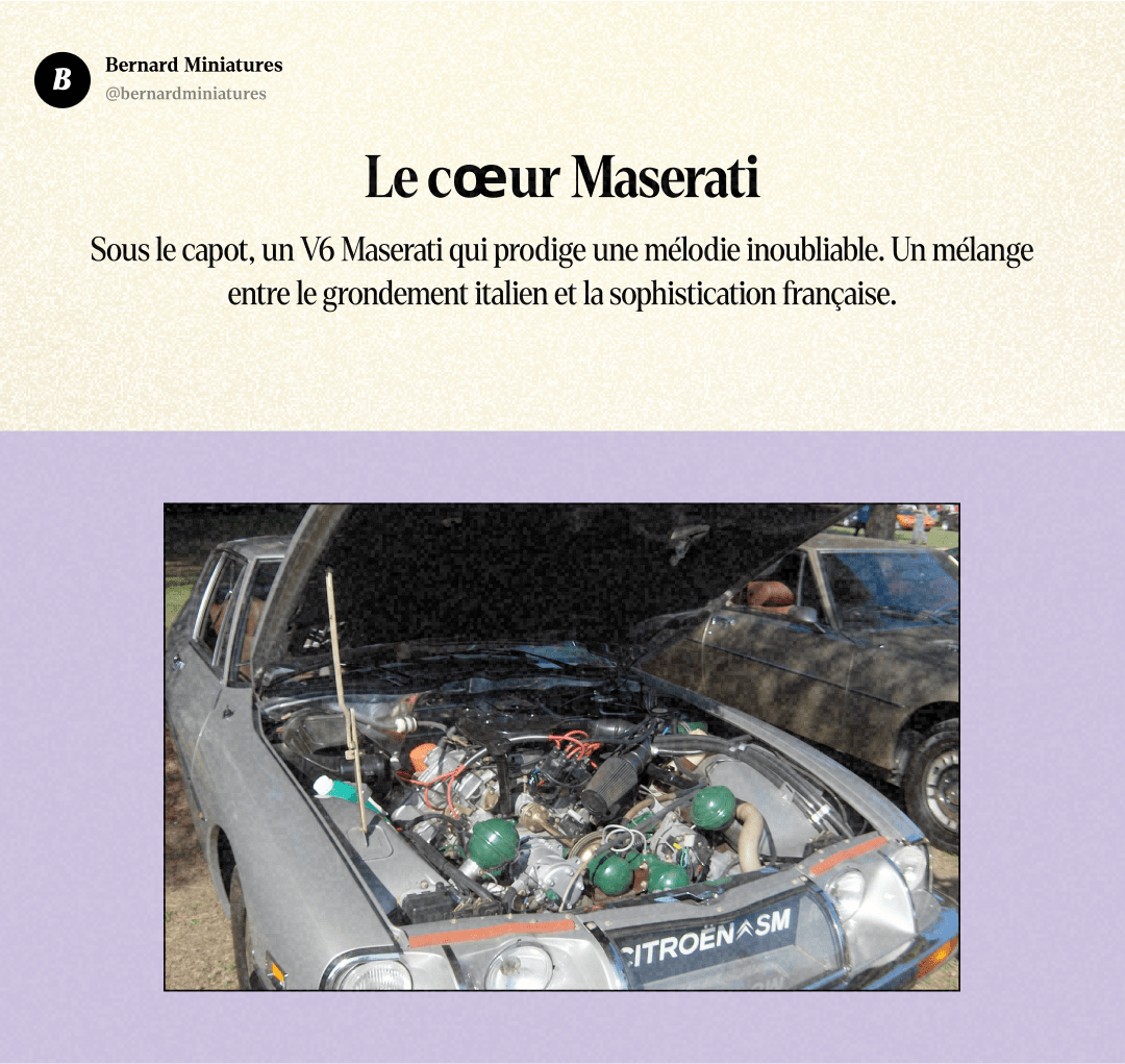 Citroën SM : La Majesté française qui cachait un cœur italien - Slide 5