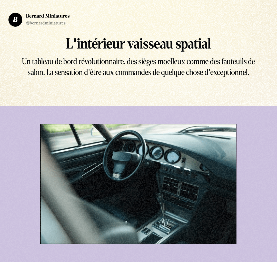 Citroën SM : La Majesté française qui cachait un cœur italien - Slide 8