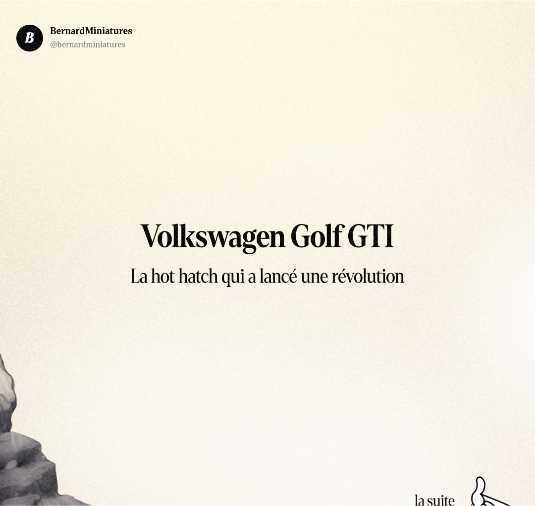 Volkswagen Golf GTI : La révolution née autour d'une bière - Slide 1