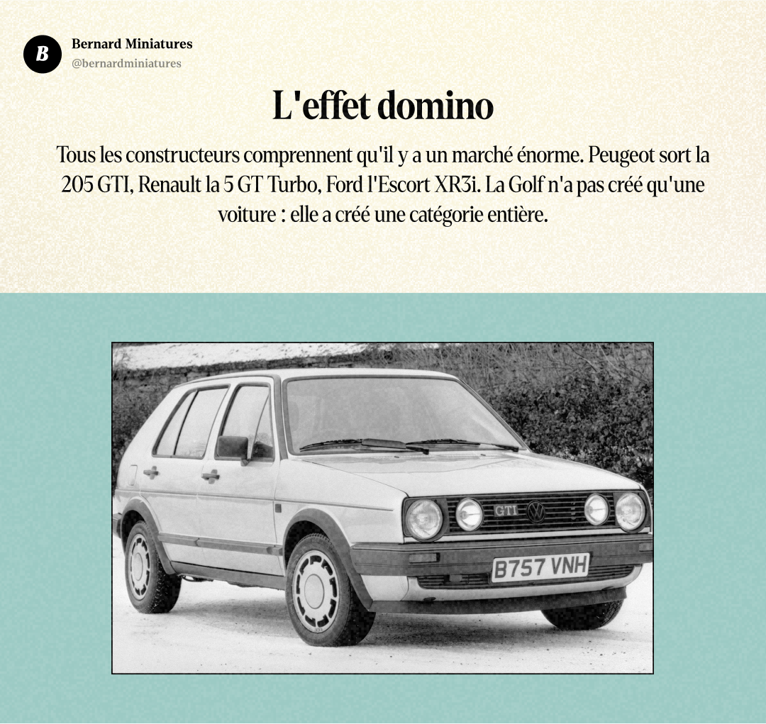 Volkswagen Golf GTI : La révolution née autour d'une bière - Slide 10