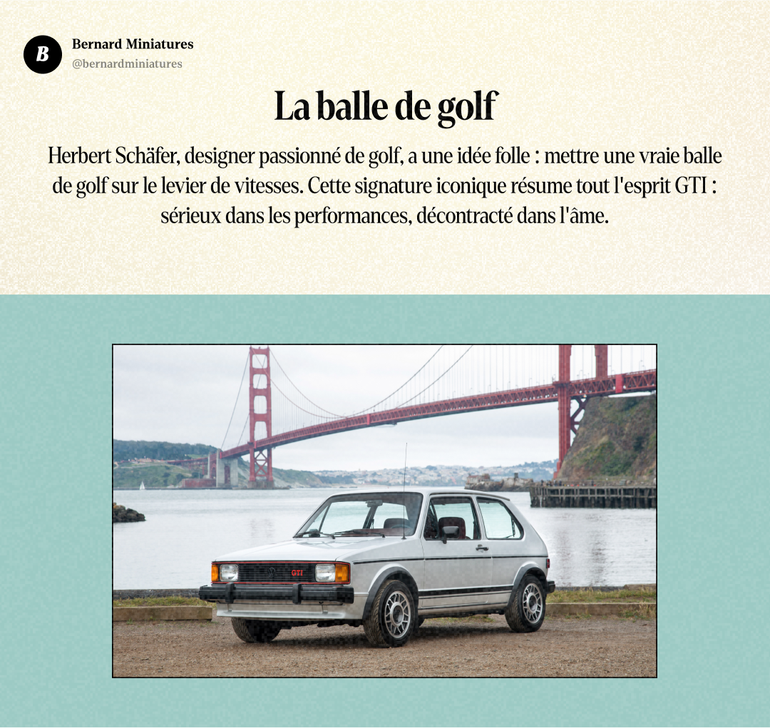 Volkswagen Golf GTI : La révolution née autour d'une bière - Slide 7