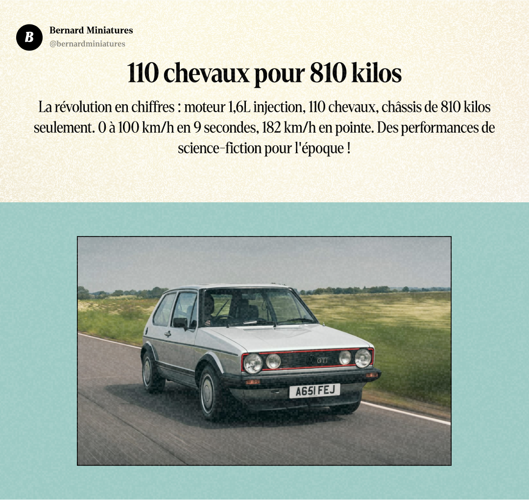 Volkswagen Golf GTI : La révolution née autour d'une bière - Slide 8