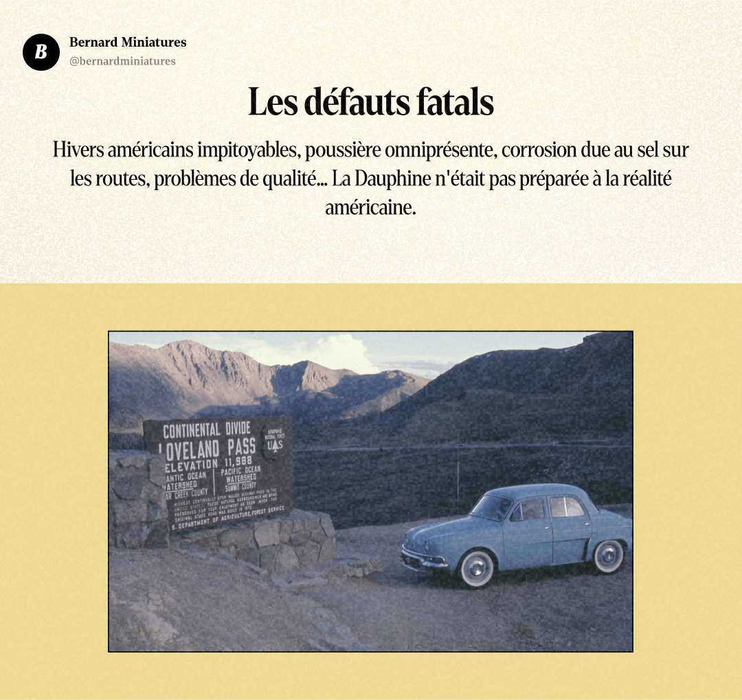 Renault DAUPHINE : Le plus gros fiasco français en Amérique - Slide 10