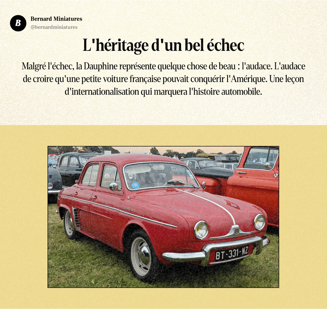 Renault DAUPHINE : Le plus gros fiasco français en Amérique - Slide 14