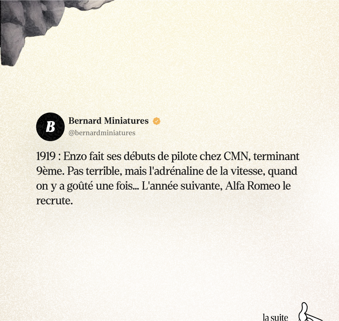 Enzo FERRARI : Le gosse qui a créé la légende - Slide 3