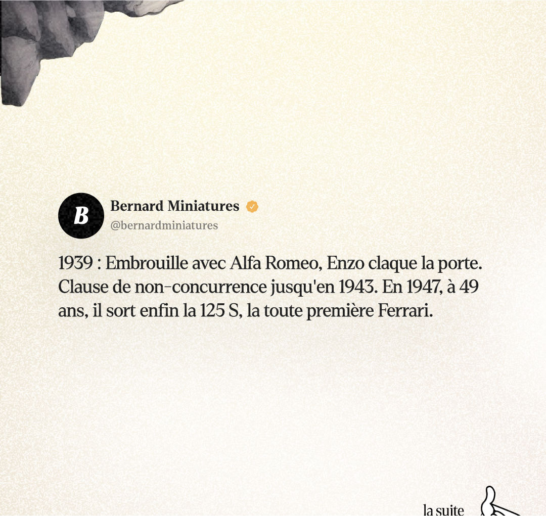 Enzo FERRARI : Le gosse qui a créé la légende - Slide 8