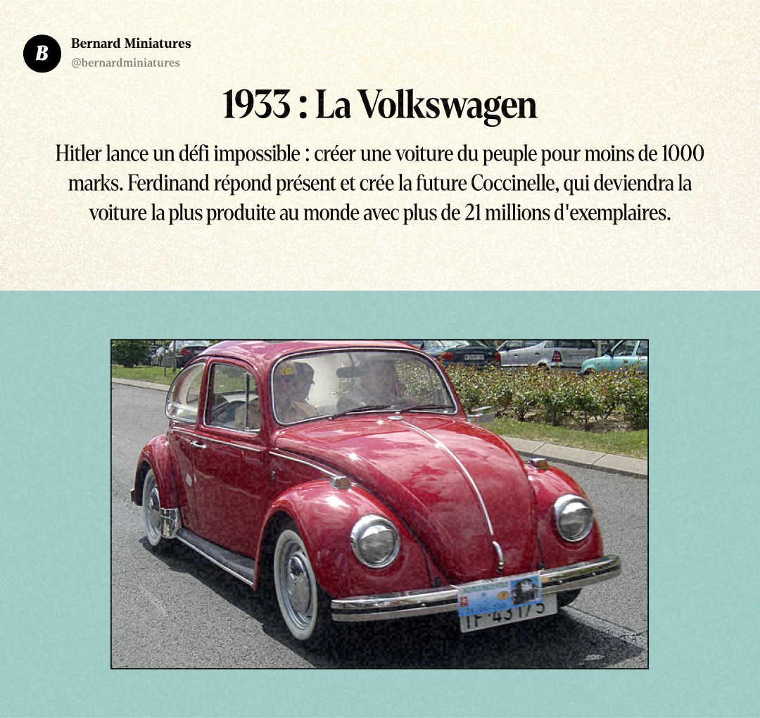Ferdinand PORSCHE : Le gamin qui a inventé l'hybride en 1900 - Slide 7