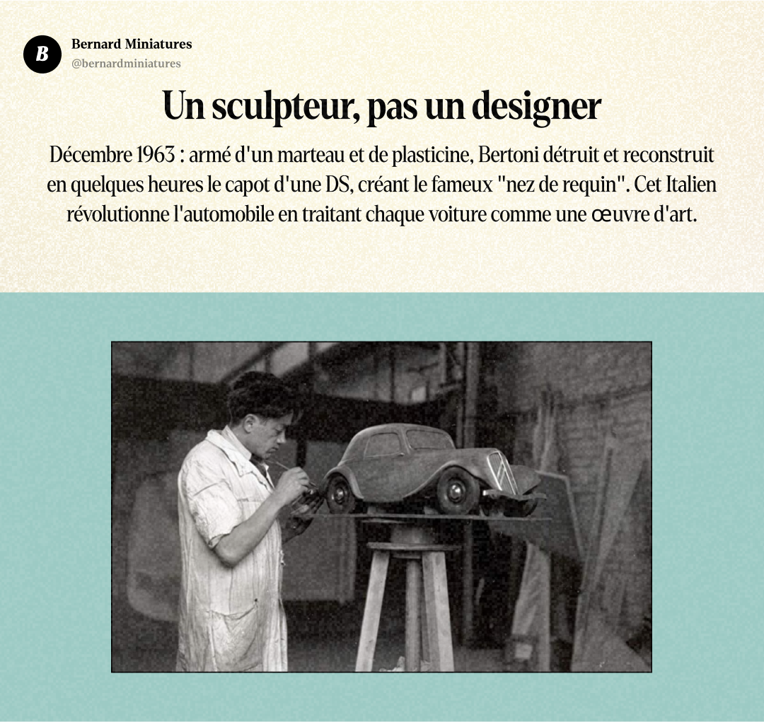 Flaminio BERTONI : Le sculpteur qui a révolutionné l'automobile française - Slide 2