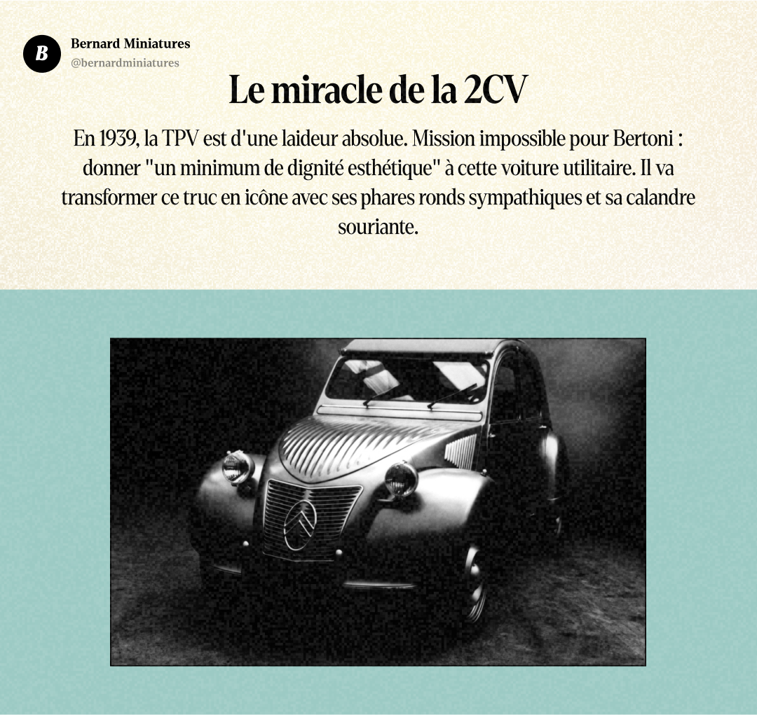 Flaminio BERTONI : Le sculpteur qui a révolutionné l'automobile française - Slide 5