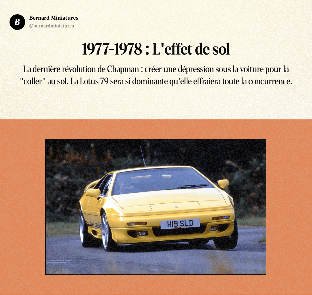 Colin CHAPMAN : L'obsédé qui a révolutionné la Formule 1 - Slide 10