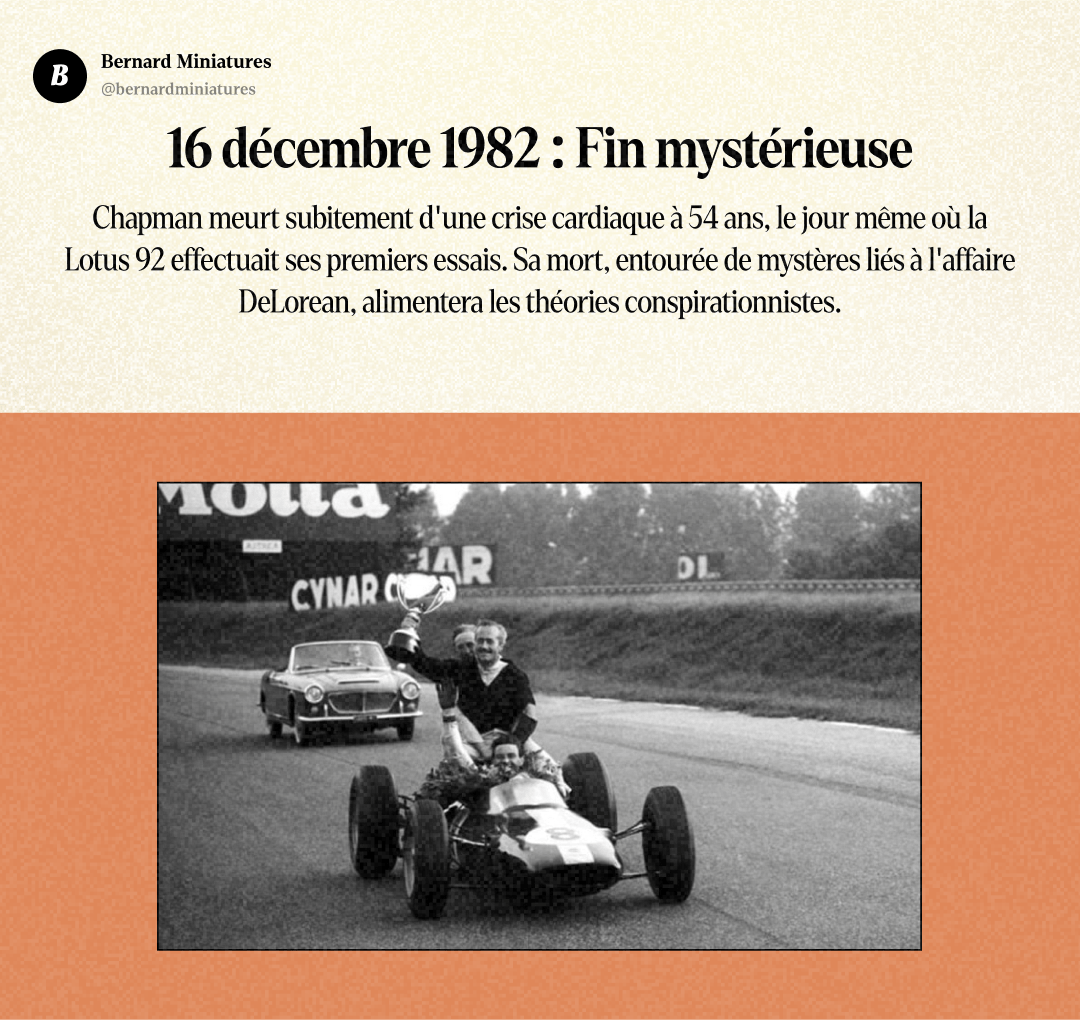 Colin CHAPMAN : L'obsédé qui a révolutionné la Formule 1 - Slide 12