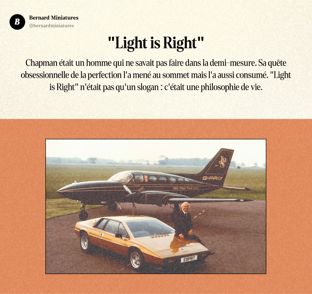 Colin CHAPMAN : L'obsédé qui a révolutionné la Formule 1 - Slide 14