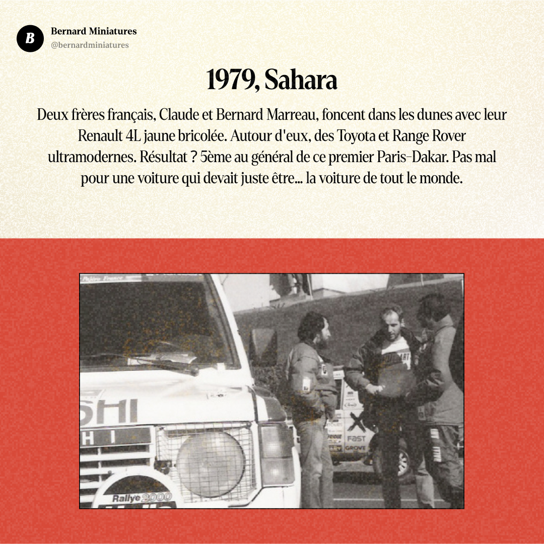 Renault 4L : Comment une voiture de pauvre a conquis le Dakar - Slide 1