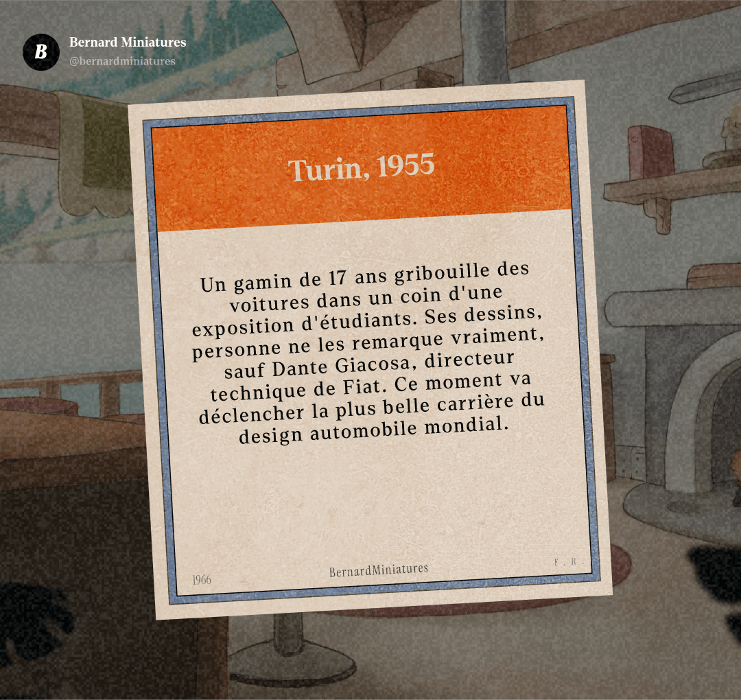 Giorgetto GIUGIARO : L'homme qui a dessiné votre voiture - Slide 2