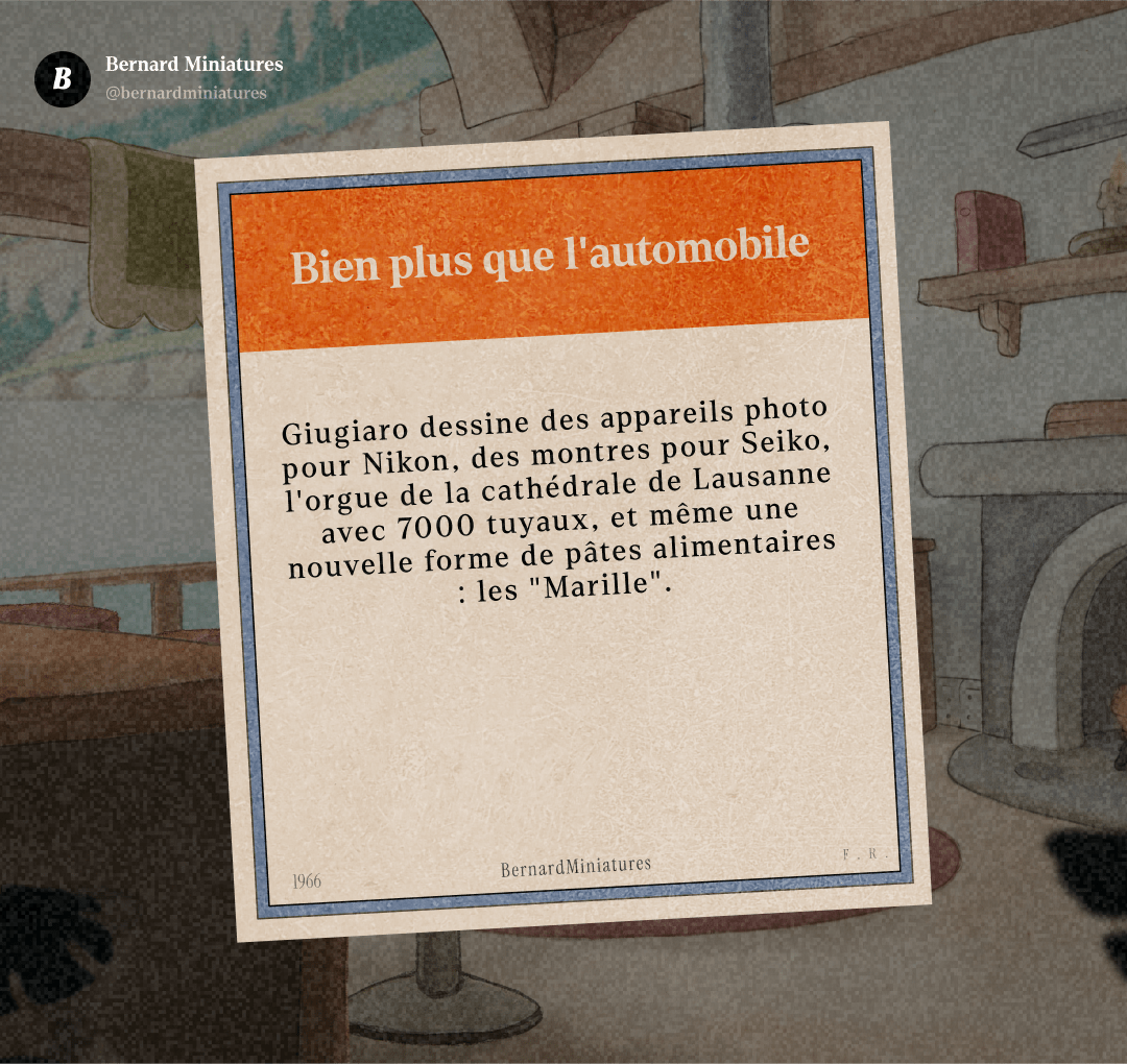 Giorgetto GIUGIARO : L'homme qui a dessiné votre voiture - Slide 11