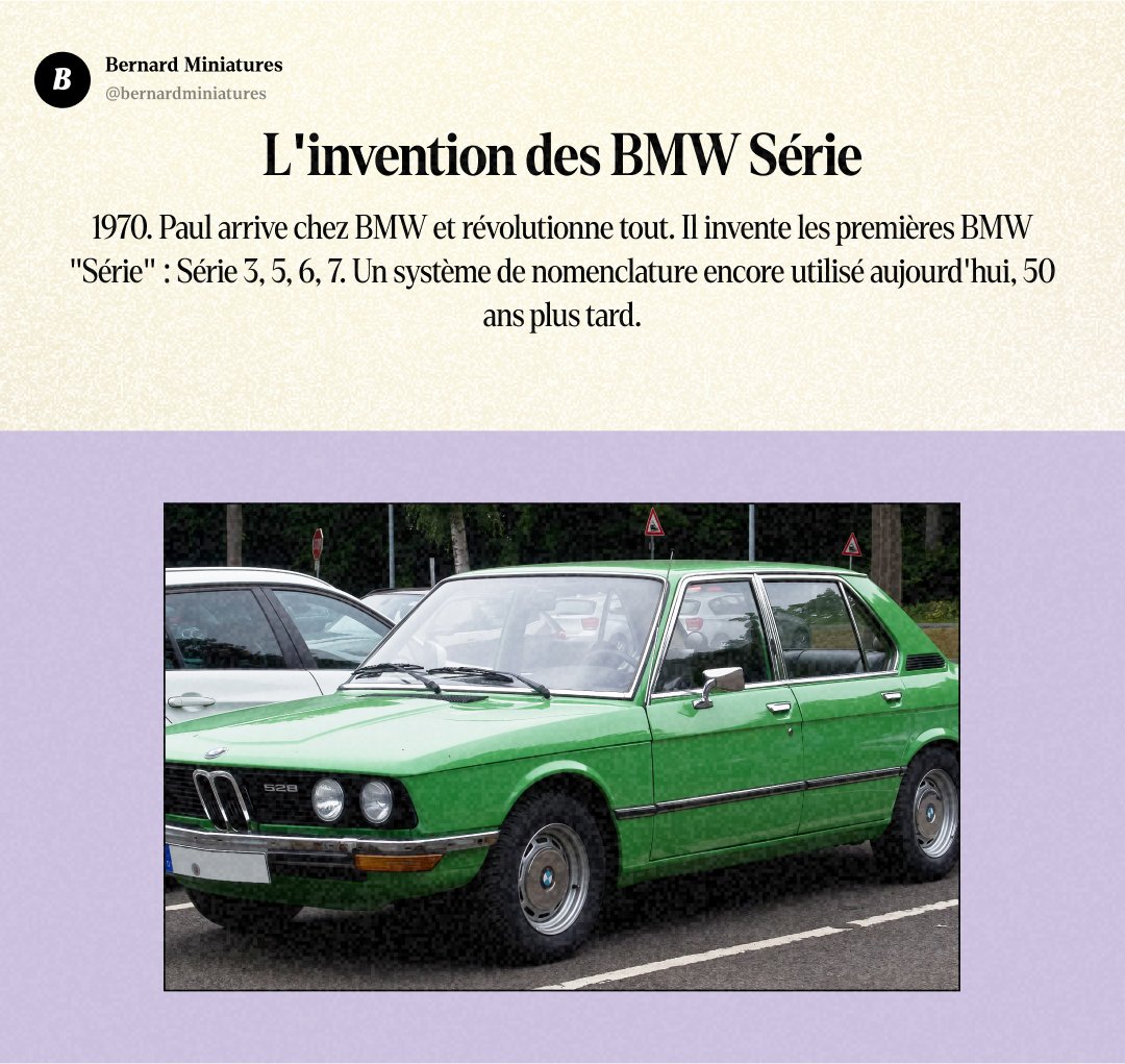Paul BRACQ : Le Français qui a dessiné Mercedes ET BMW - Slide 10
