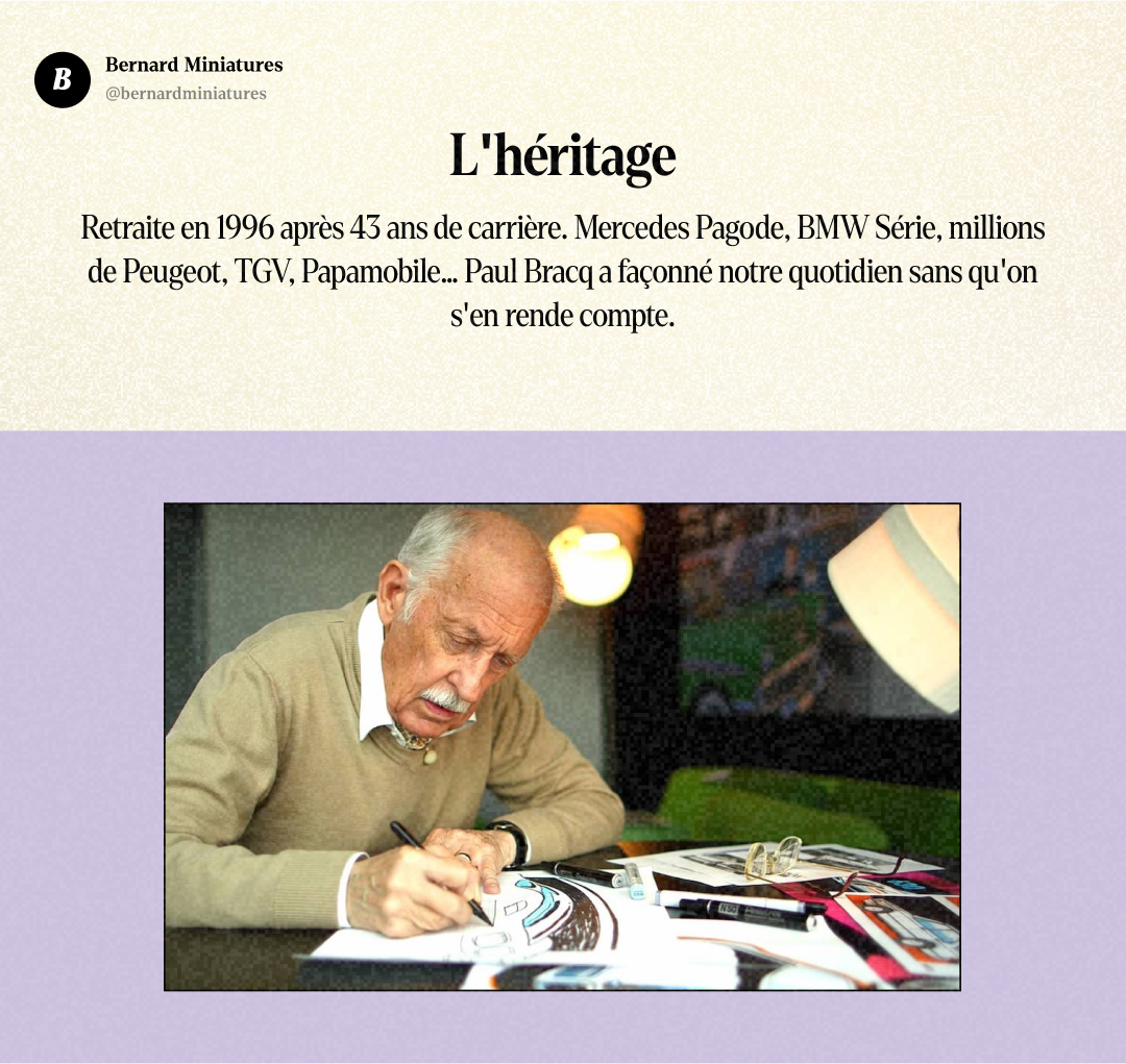 Paul BRACQ : Le Français qui a dessiné Mercedes ET BMW - Slide 13