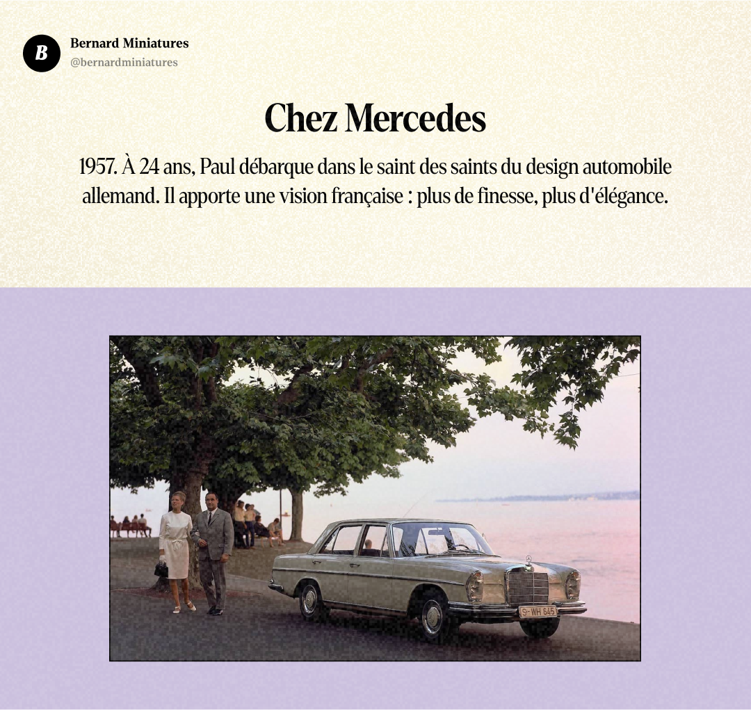Paul BRACQ : Le Français qui a dessiné Mercedes ET BMW - Slide 6