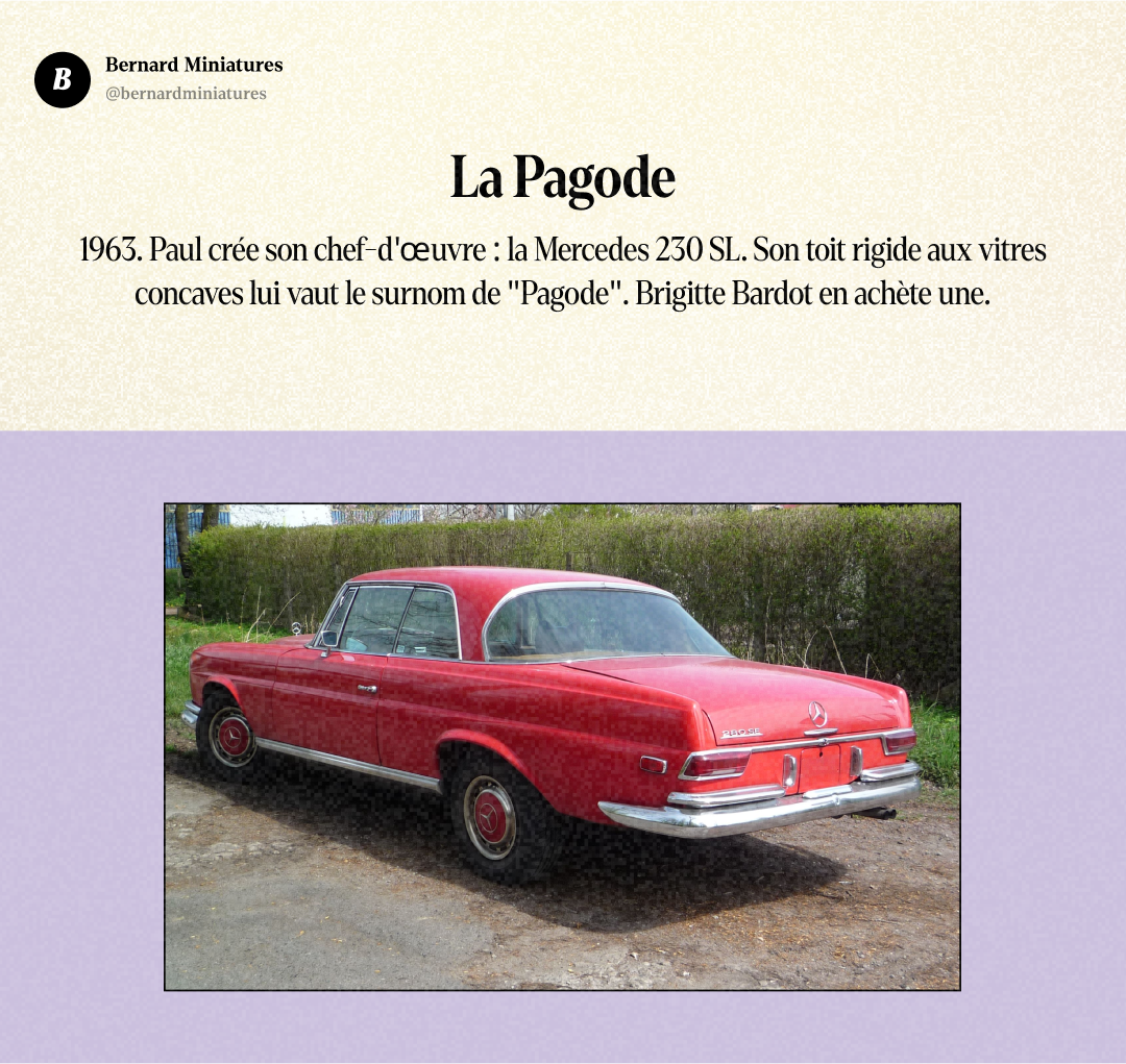 Paul BRACQ : Le Français qui a dessiné Mercedes ET BMW - Slide 7