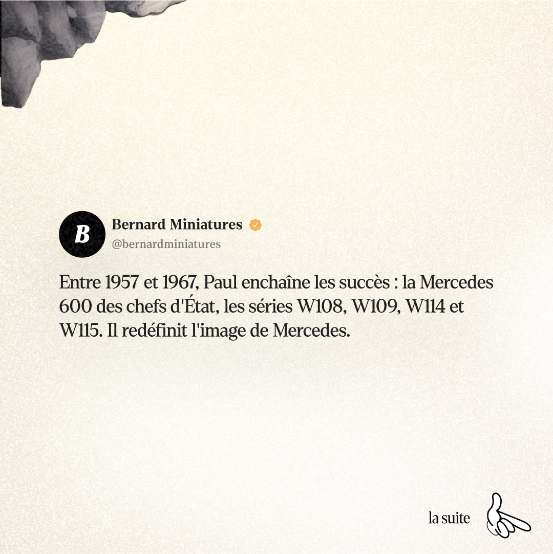 Paul BRACQ : Le Français qui a dessiné Mercedes ET BMW - Slide 8