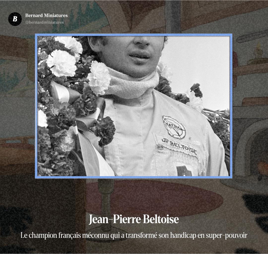Jean-Pierre BELTOISE : Le champion français qui a transformé son handicap en super-pouvoir - Slide 1