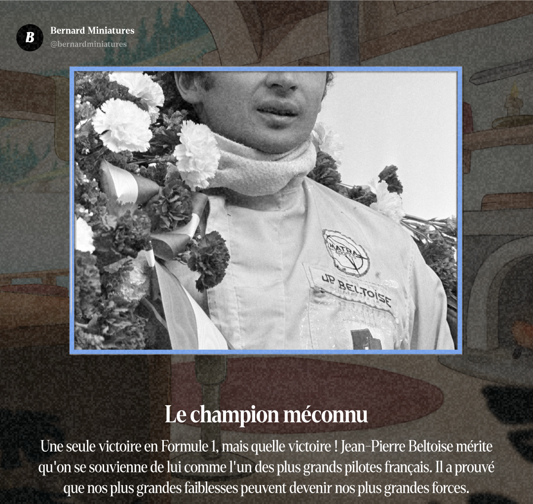 Jean-Pierre BELTOISE : Le champion français qui a transformé son handicap en super-pouvoir - Slide 13