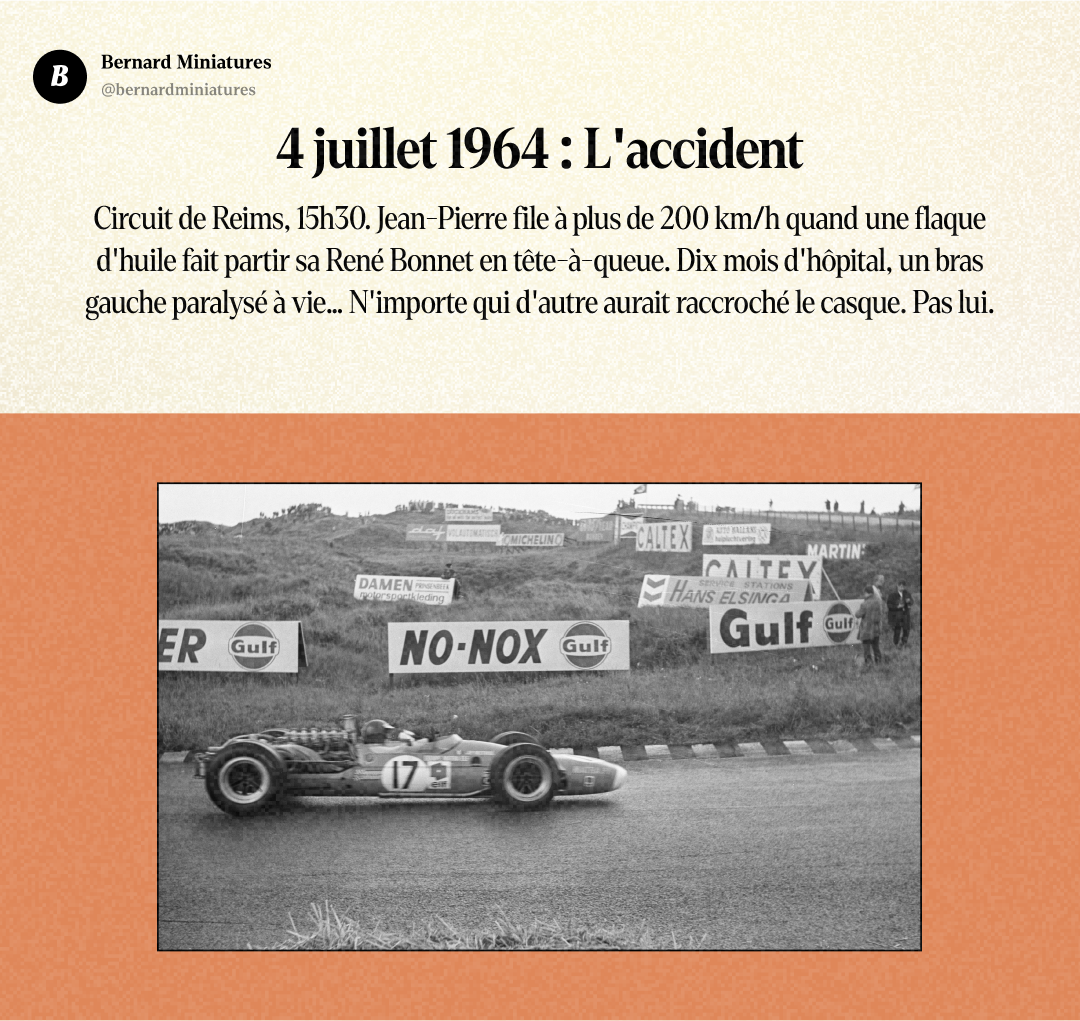 Jean-Pierre BELTOISE : Le champion français qui a transformé son handicap en super-pouvoir - Slide 3