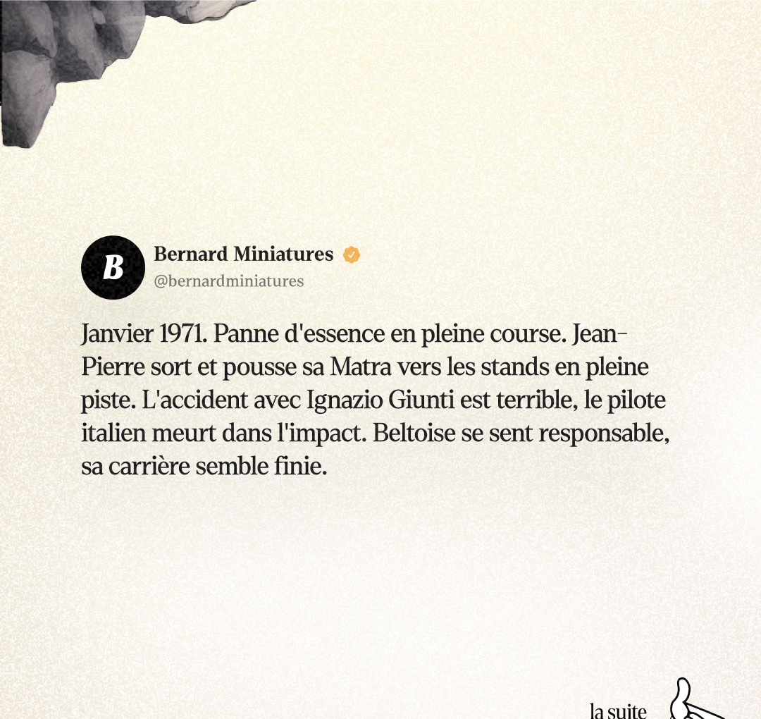 Jean-Pierre BELTOISE : Le champion français qui a transformé son handicap en super-pouvoir - Slide 6