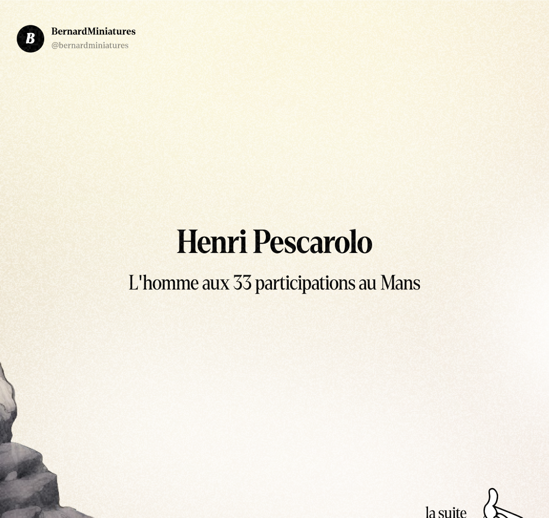Henri PESCAROLO : 33 fois au Mans sans jamais abandonner - Slide 1