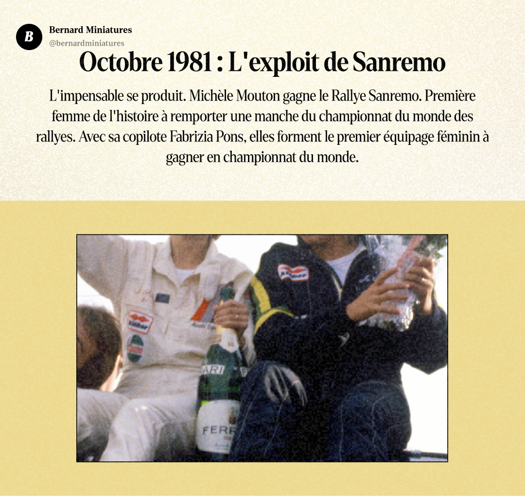 Michèle Mouton : La seule femme à avoir humilié les légendes du rallye - Slide 9