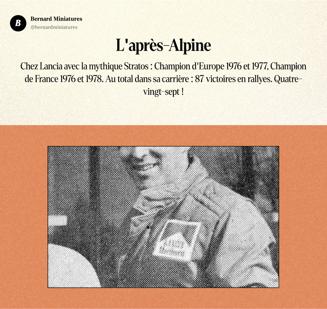 Bernard DARNICHE : Le cycliste devenu roi du rallye français - Slide 11