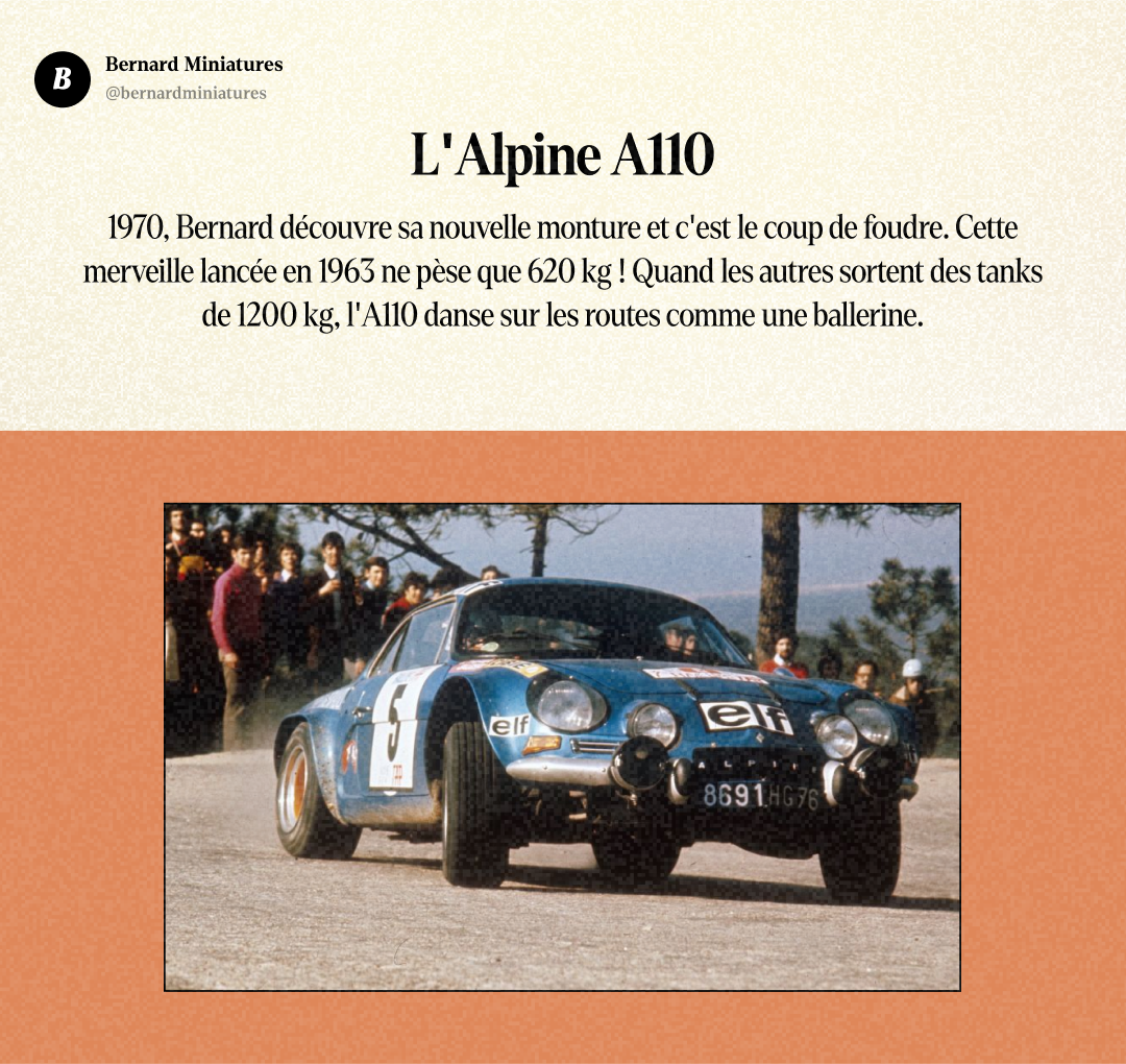 Bernard DARNICHE : Le cycliste devenu roi du rallye français - Slide 5