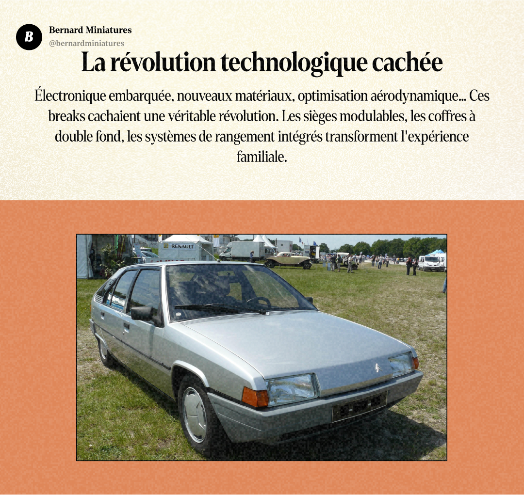Citroën BX Break : La révolution familiale française - Slide 11