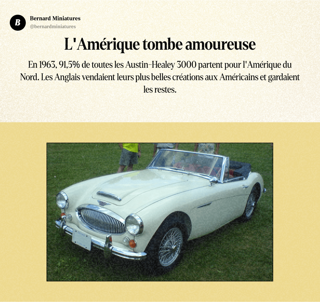 Austin-Healey 3000 : Le roadster qui a conquis l'Amérique - Slide 6