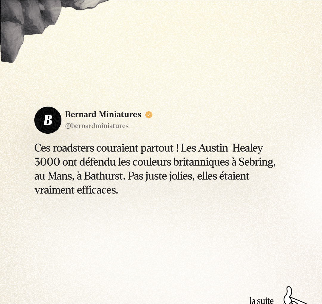 Austin-Healey 3000 : Le roadster qui a conquis l'Amérique - Slide 11
