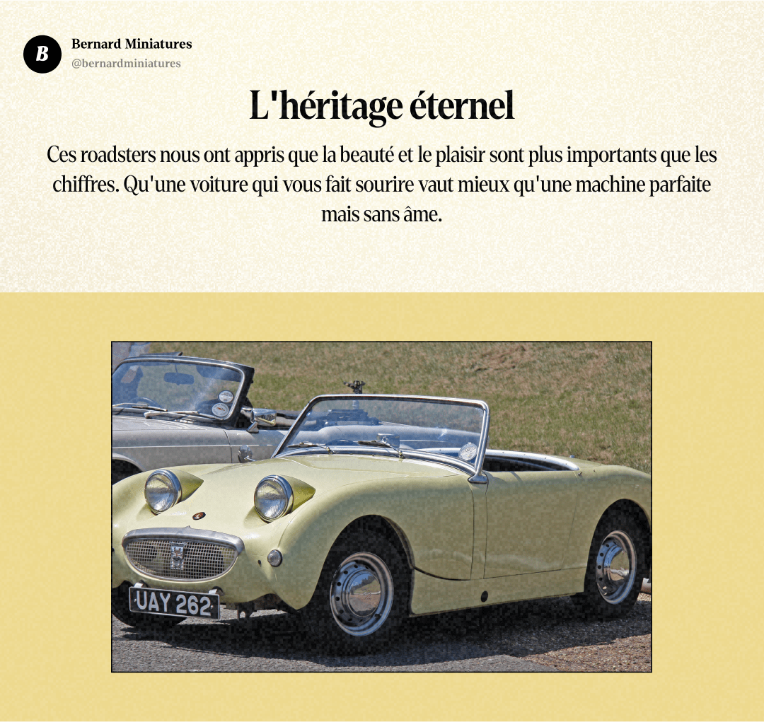 Austin-Healey 3000 : Le roadster qui a conquis l'Amérique - Slide 13