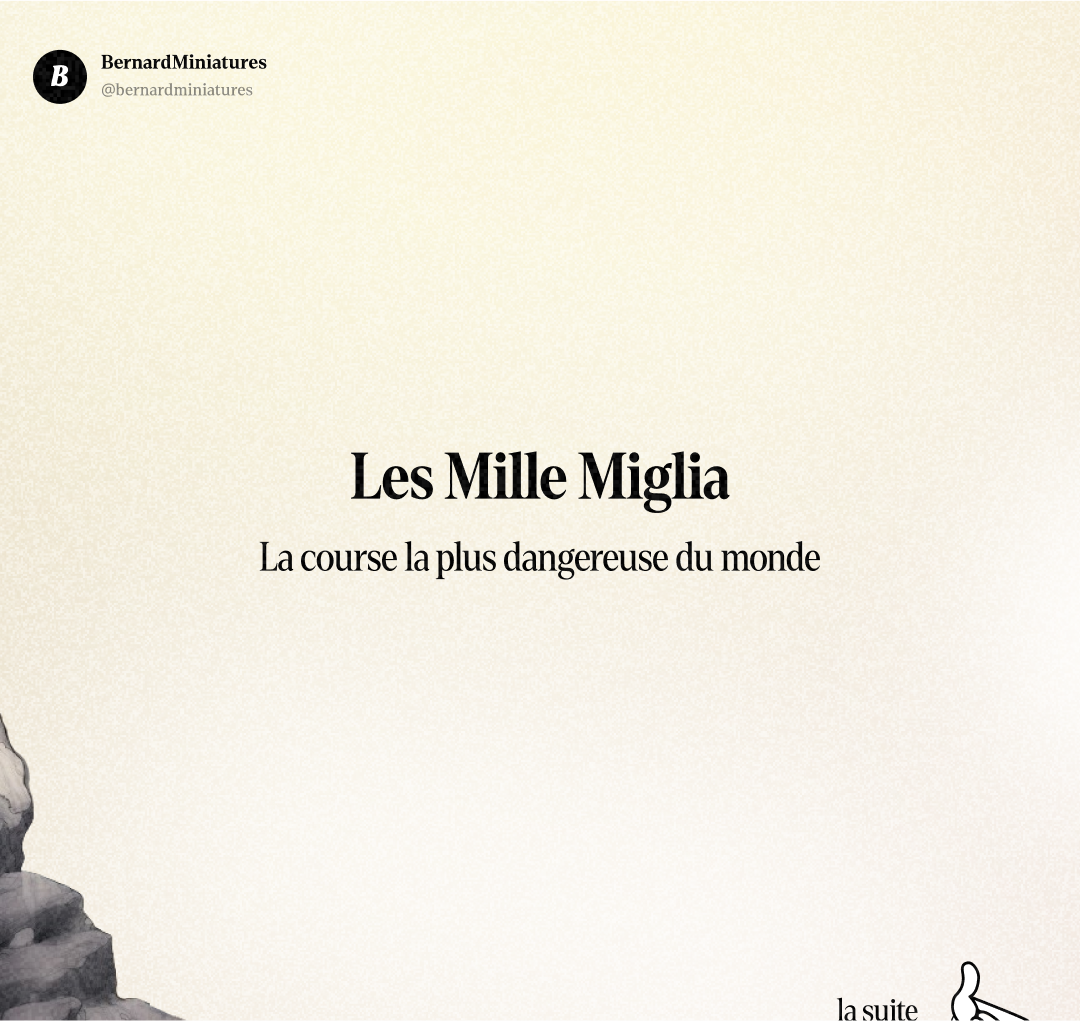 Mille Miglia : La course la plus DANGEREUSE de l'histoire - Slide 1