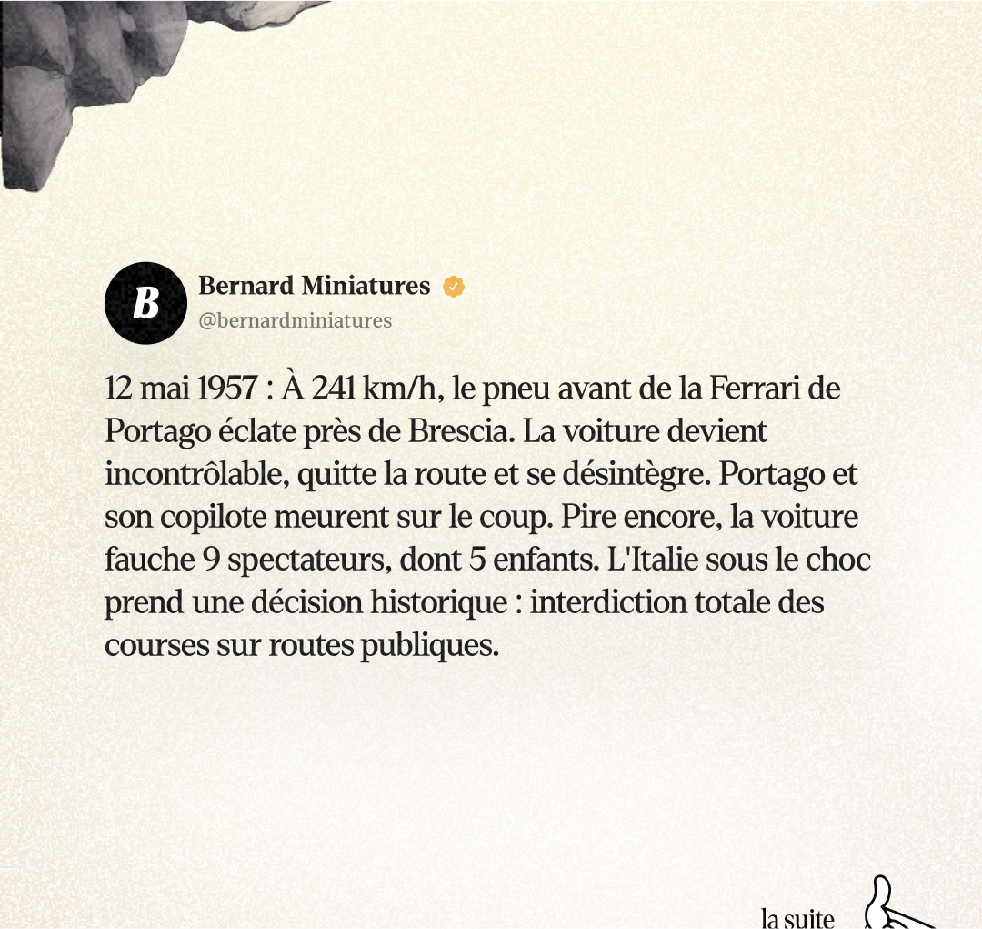 Mille Miglia : La course la plus DANGEREUSE de l'histoire - Slide 9