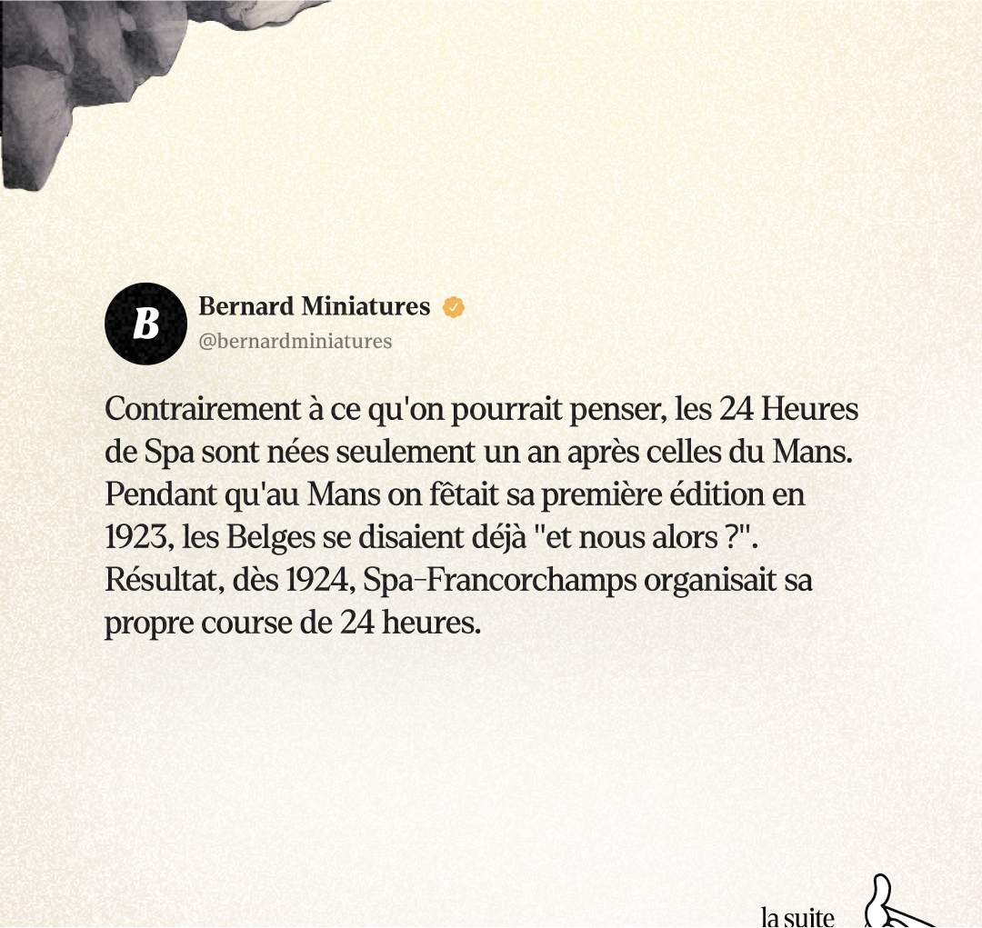 24 Heures de Spa : Le défi oublié qui a défié Le Mans - Slide 3