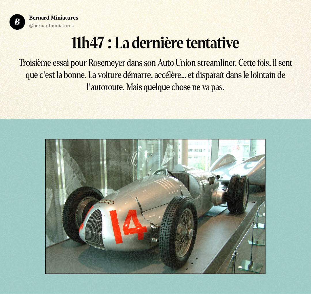 432 km/h en 1938 : Le record qui a tué Bernd Rosemeyer - Slide 9