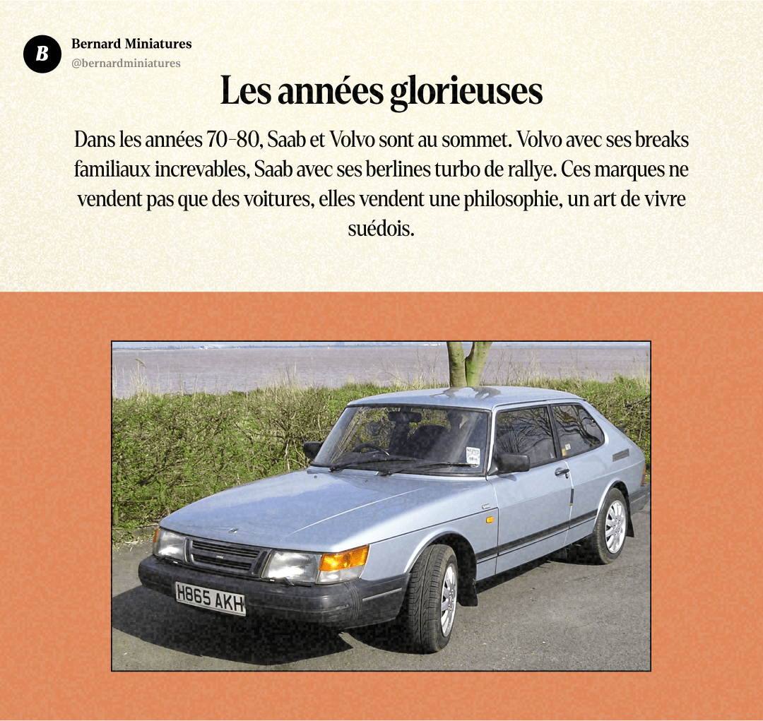 Saab & Volvo : Comment la Suède a révolutionné l'automobile mondiale - Slide 12