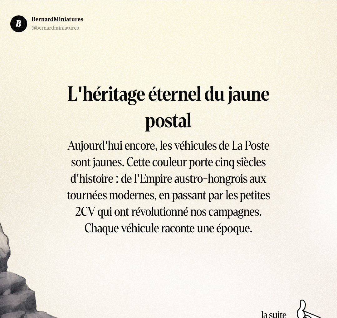 2CV des PTT : Pourquoi nos facteurs roulent dans des voitures jaunes depuis 1962 - Slide 13