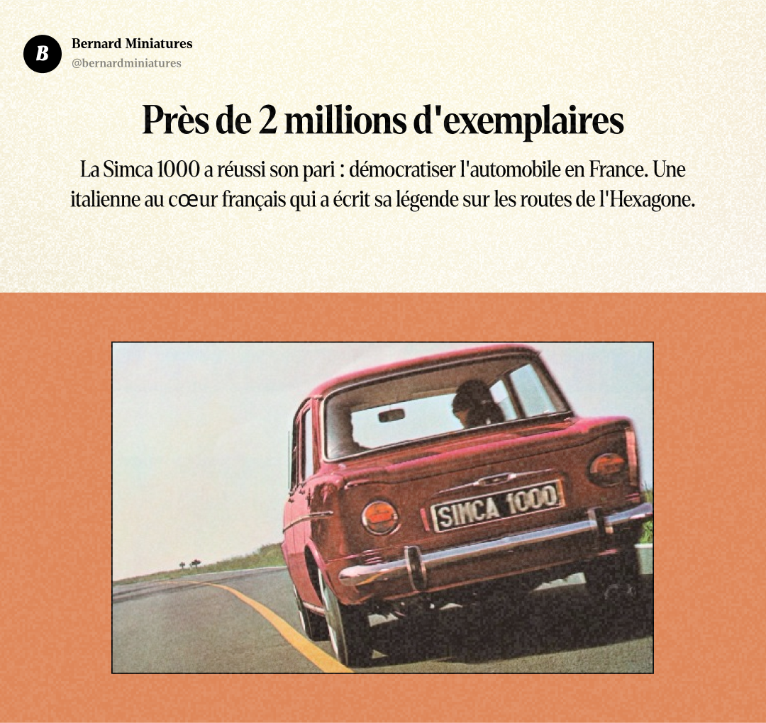 Simca 1000 : L'Italienne qui a démocratisé l'automobile française - Slide 14