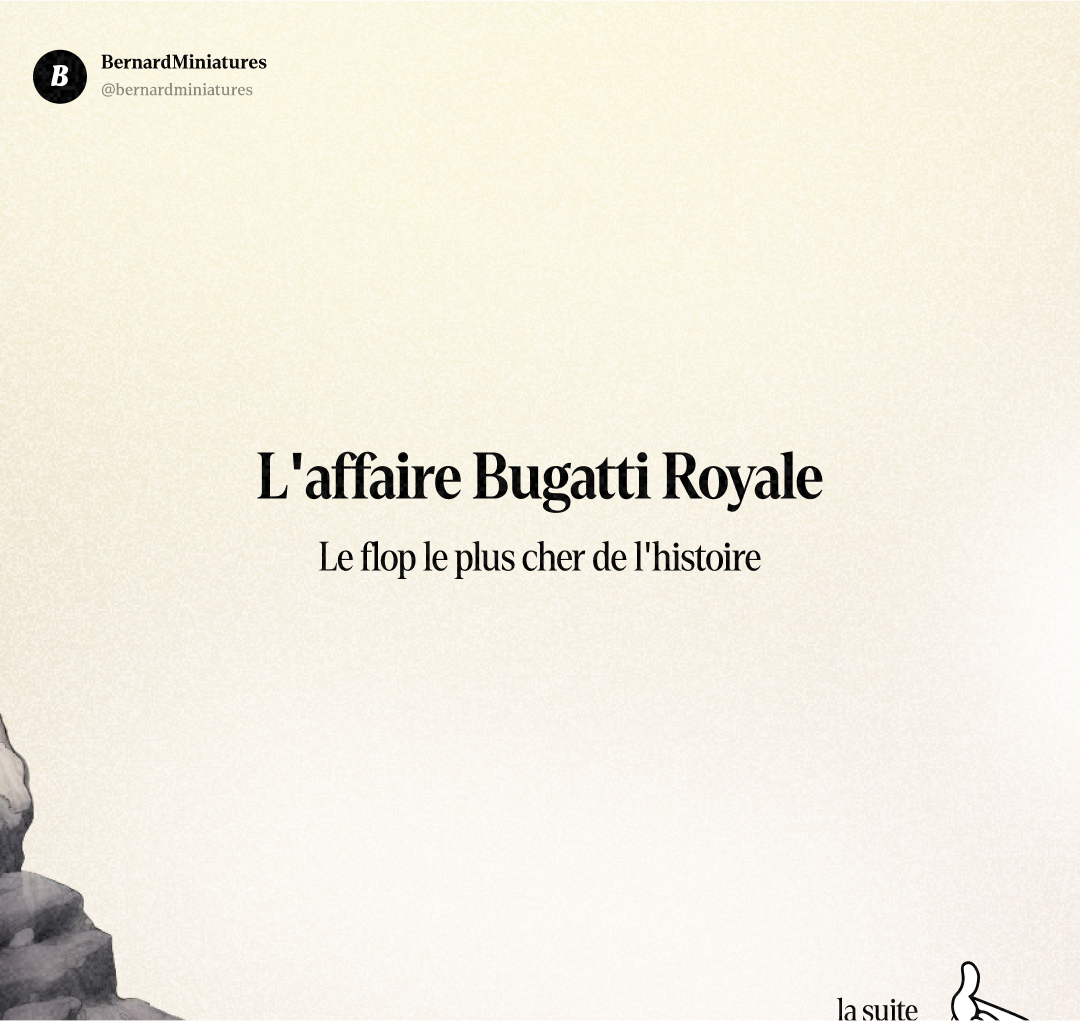 Bugatti Royale : Le flop le plus cher de l'histoire automobile - Slide 1