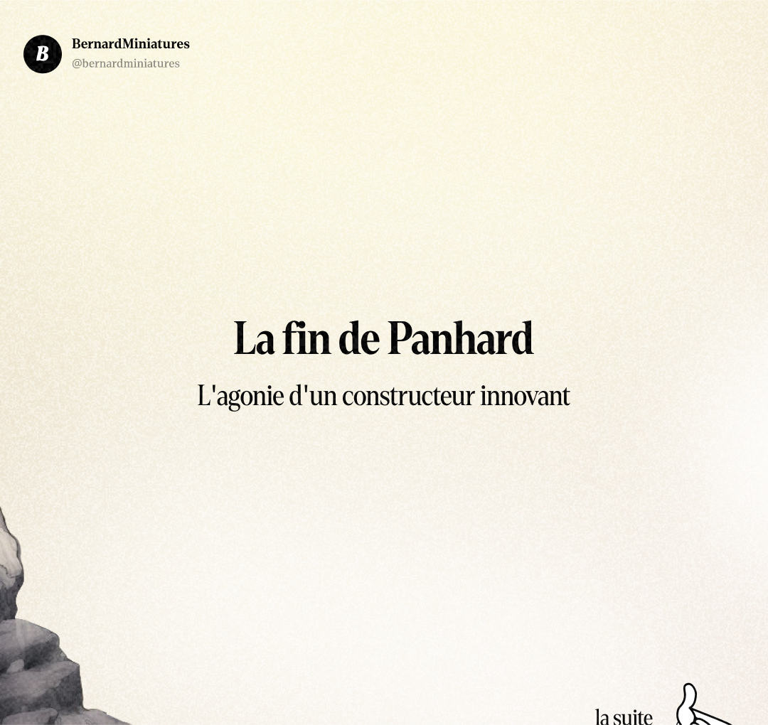 Panhard : La mort du tout PREMIER constructeur automobile au monde - Slide 1